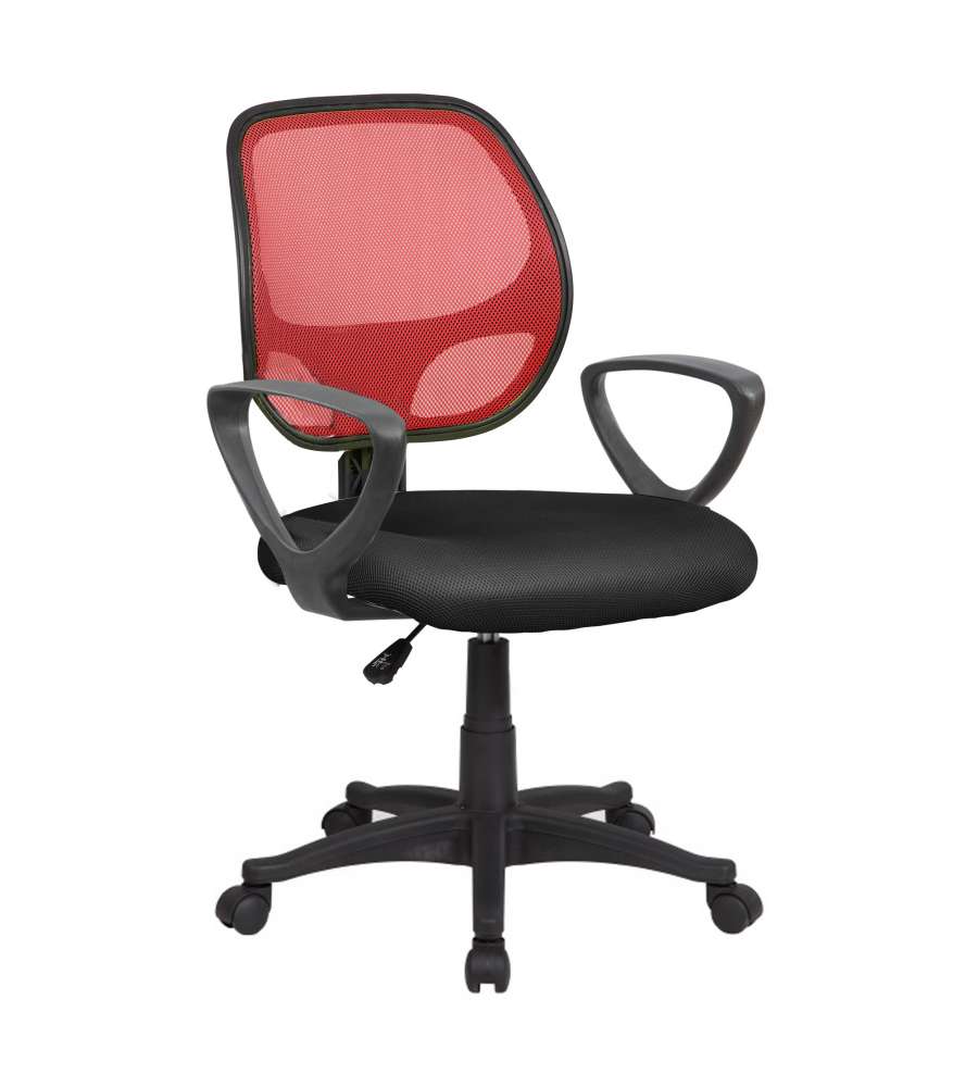 Atlanta Sedia Operativa Rete - Rossa