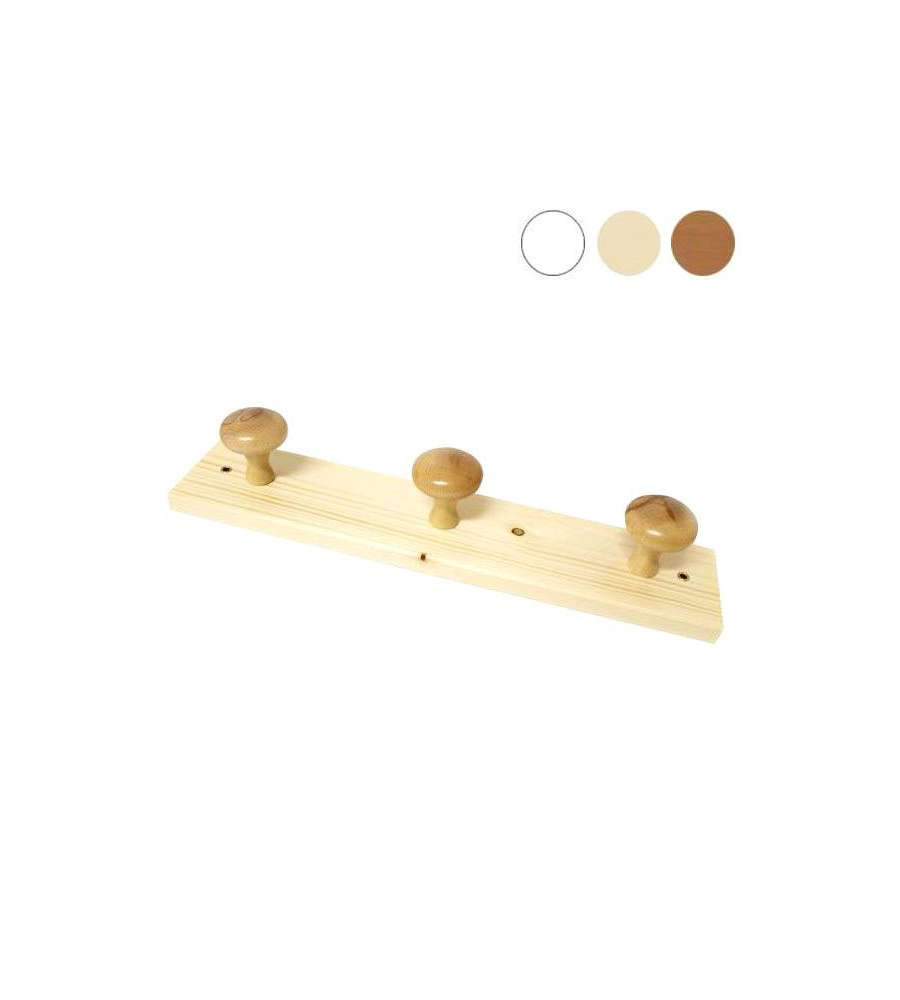 Appendiabiti Legno Posti 2 Noce Xtra 11828