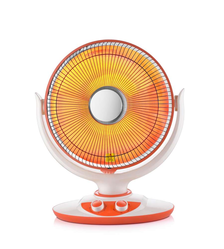 Dr.C Stufa Alogena da Tavolo Bianca - Potenza Regolabile 500-1000W