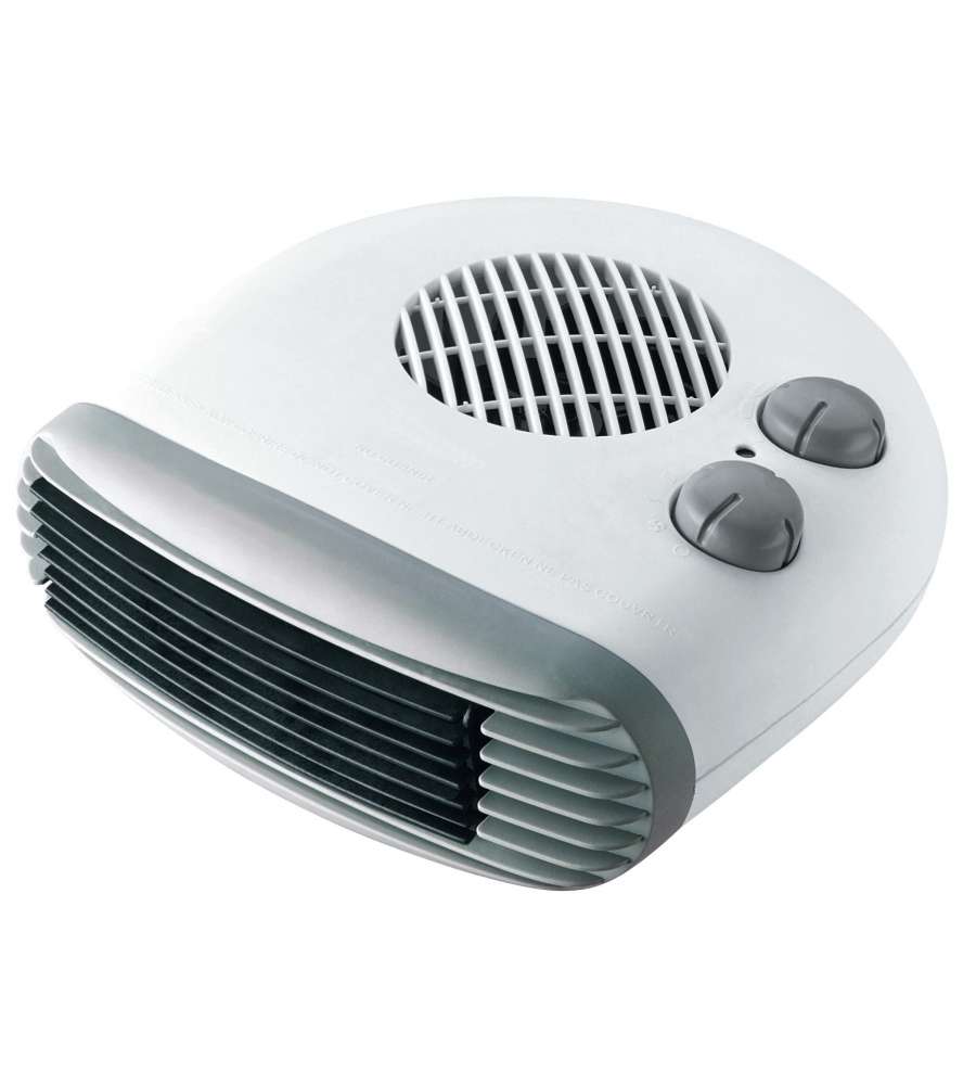 Dr.C Termoventilatore Basso - 25x25x12cm - Termostato Regolabile - 2kW