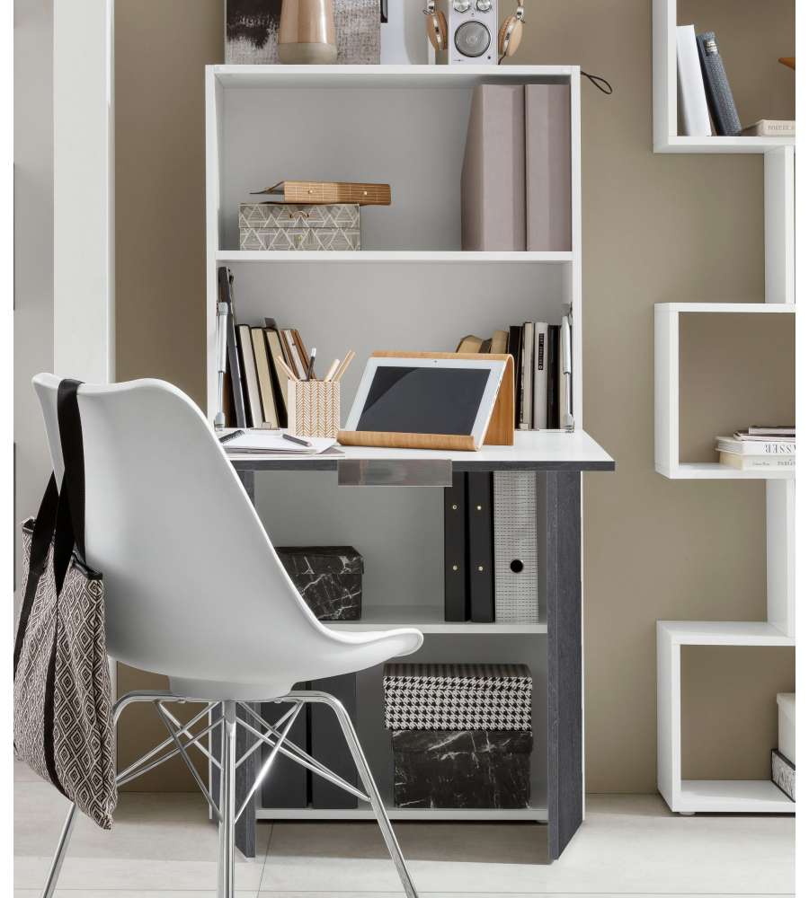 Dalia Scrivania Bianco Lucido/Report