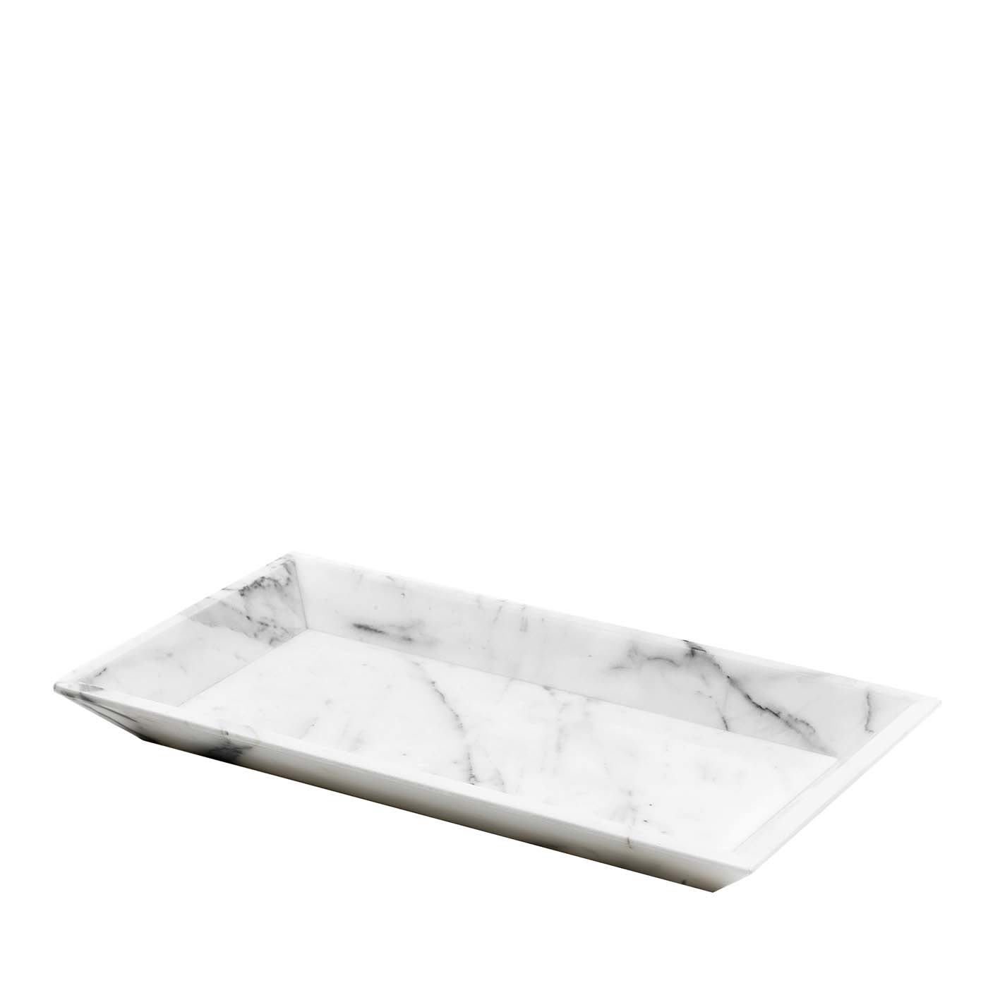 Vassoio in marmo di Carrara