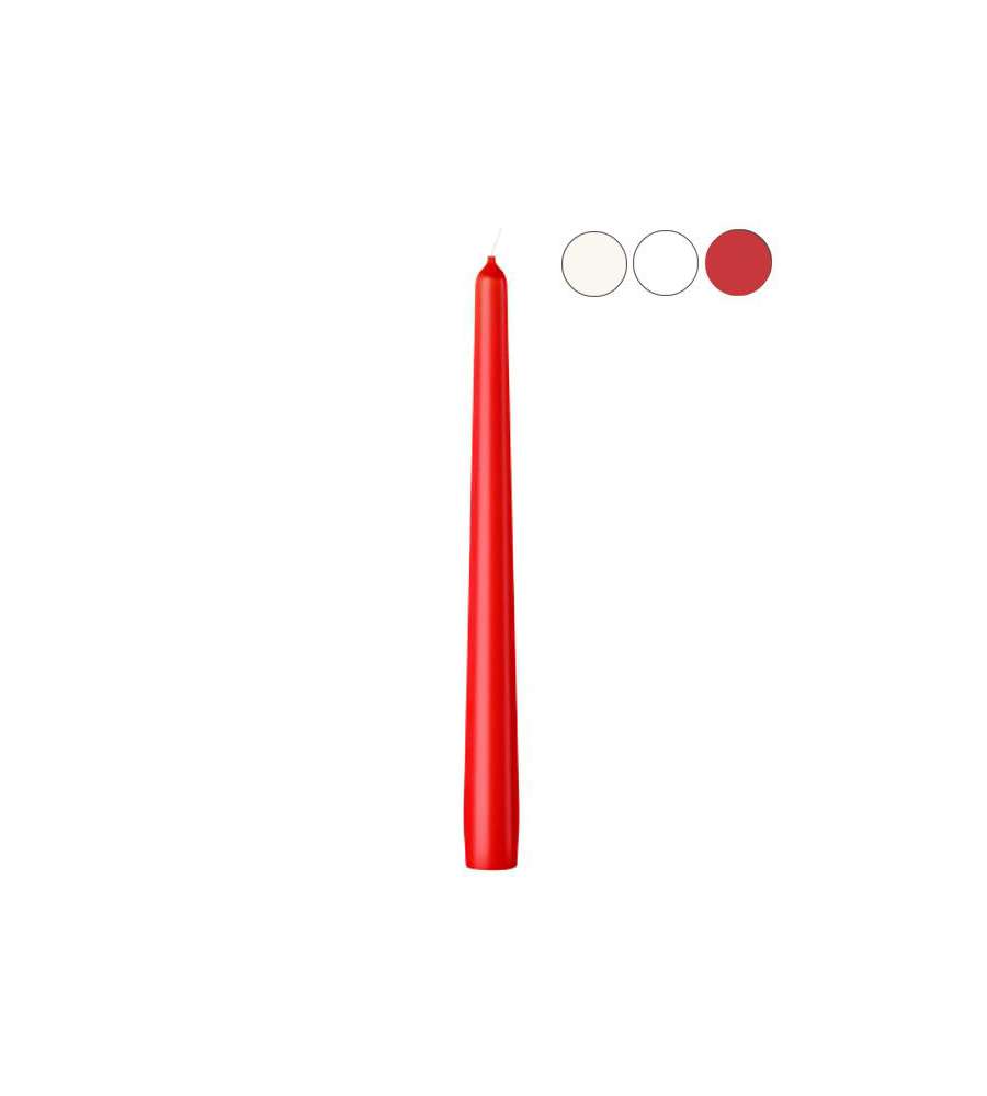 Candela Conica Avorio Mm 24 H 245 Pz 4 Bolsius