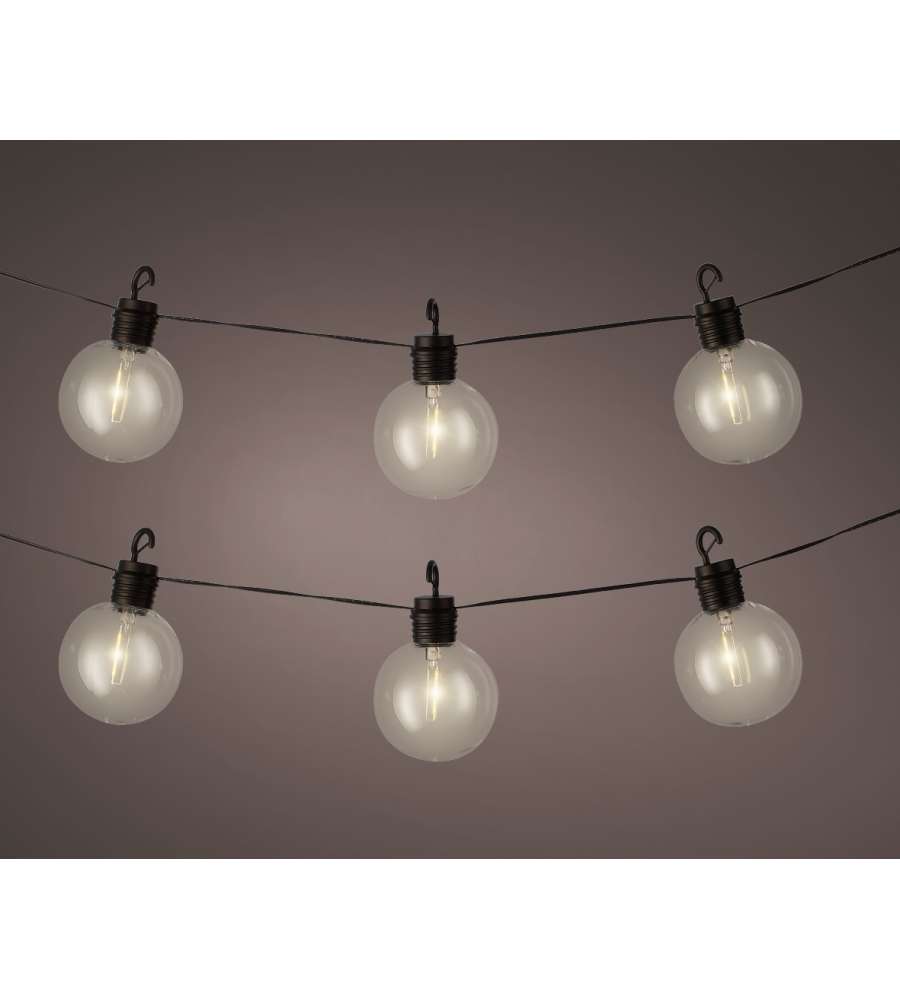 Ghirlanda solare con 8 luci led