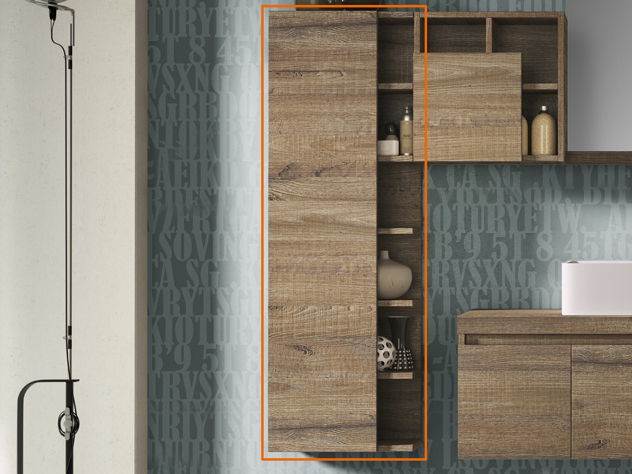 Colonna Bagno Qubo A Giorno Sherwood-9008910