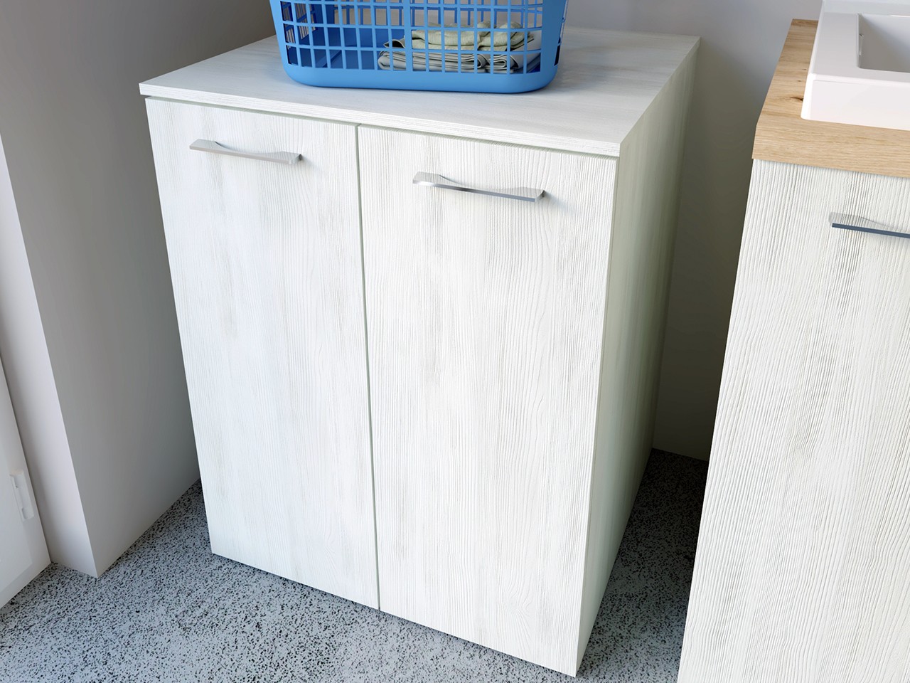 Portalavatrice 2 Ante BONK Bianco Matrix-9019754