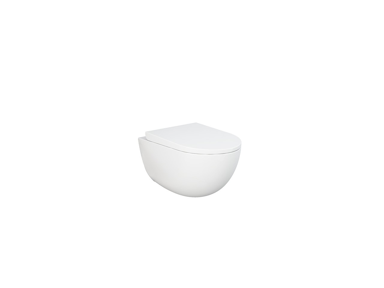 Wc Sospeso Dakar 52 cm Rimless Bianco Lucido-72814