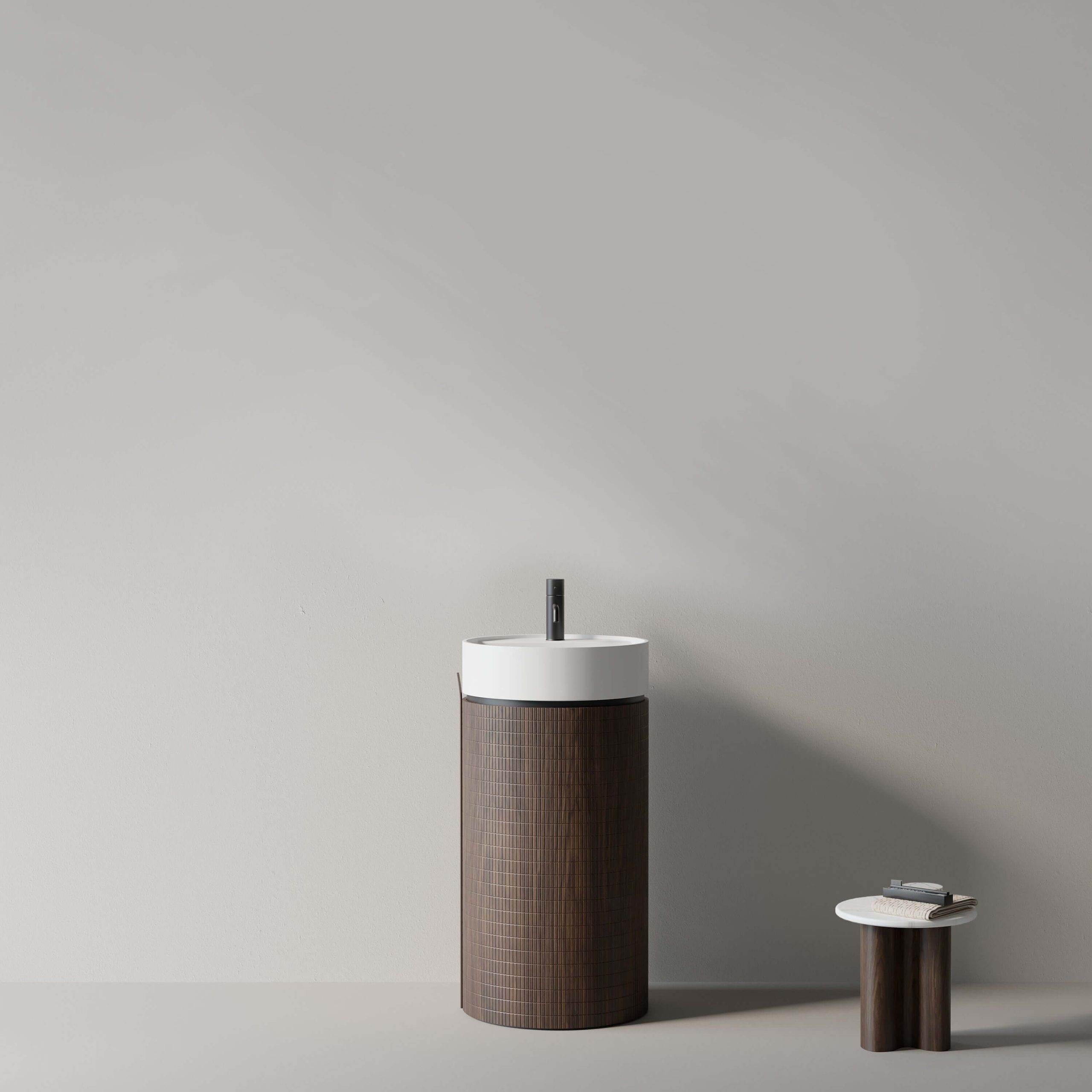 Lavabo Freestanding 45 cm Rovere Scuro - Cora