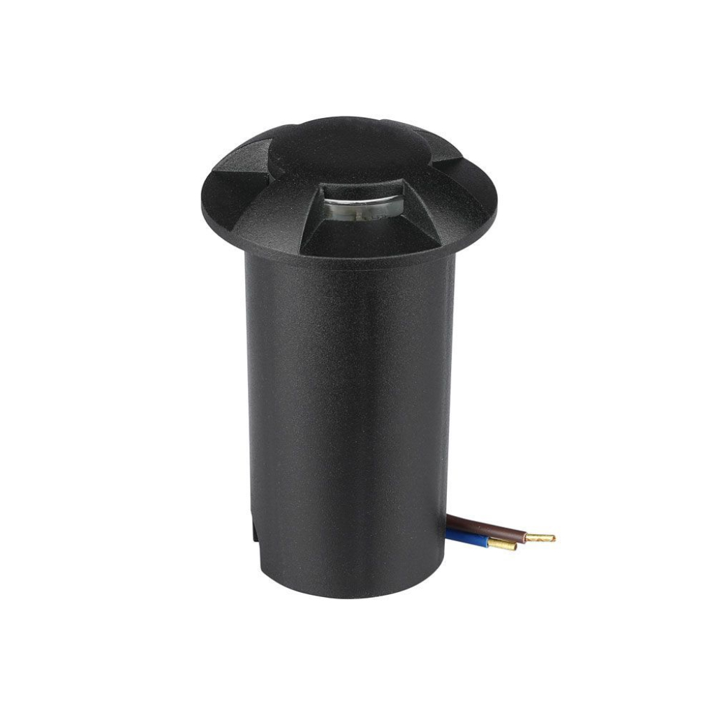 V-Tac 1W LED Step Light Black 4Way 6500K | SKU 211472