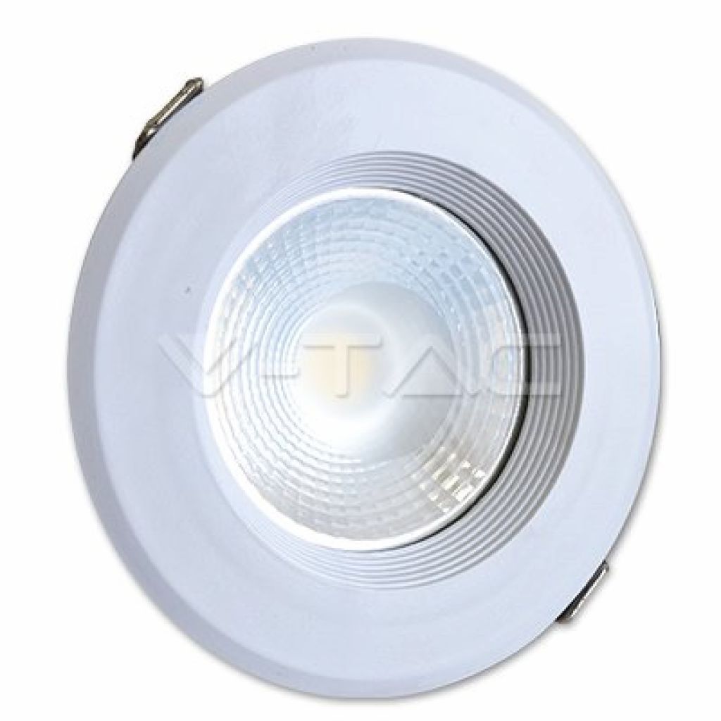 V-Tac 20W LED COB Downlight In 10W Body 6000K | SKU 1216 - VT-2625