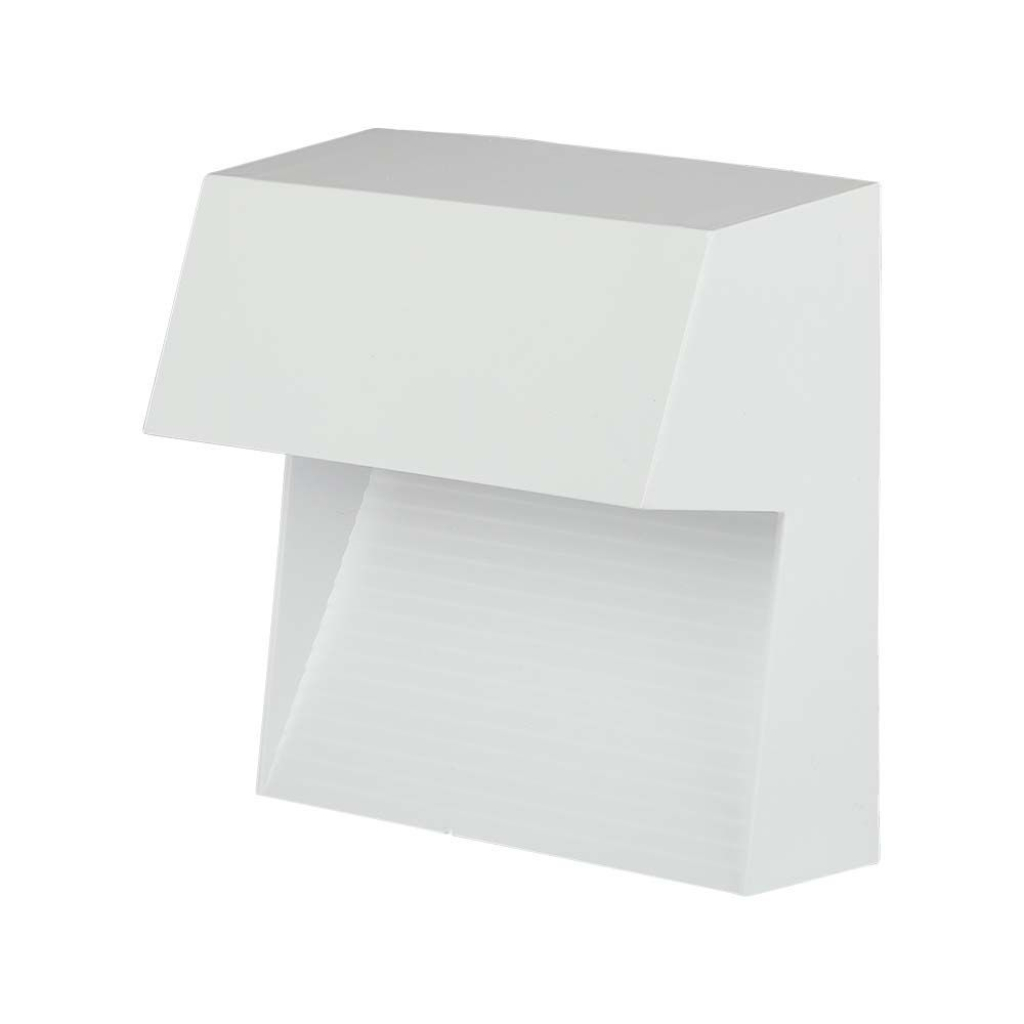 V-Tac Faretto LED Segna Passo Quadrato Montaggio a Plafone Colore Bianco | SKU 121402