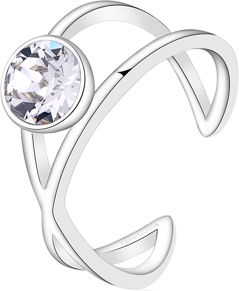 Anello Destiny Con Cristallo Bianco