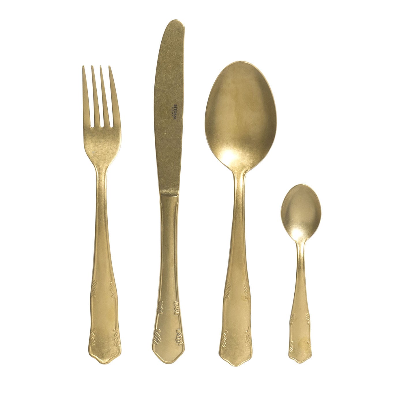 Set di 24 posate Romantica Gold