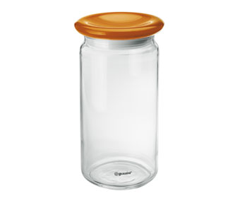 Barattolo In Vetro Arancione 1500 Cc