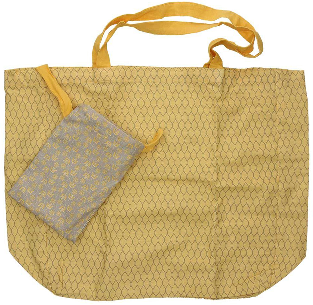 Borsa Spesa Giallo Pieghevole