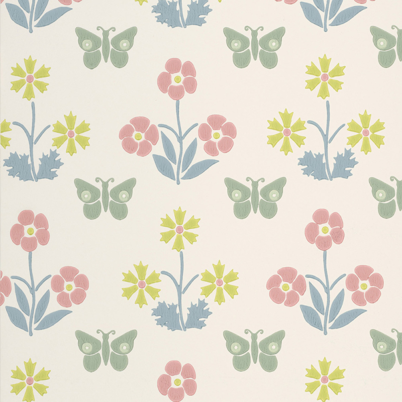 Carta da parati Burges Butterfly  Little Greene
