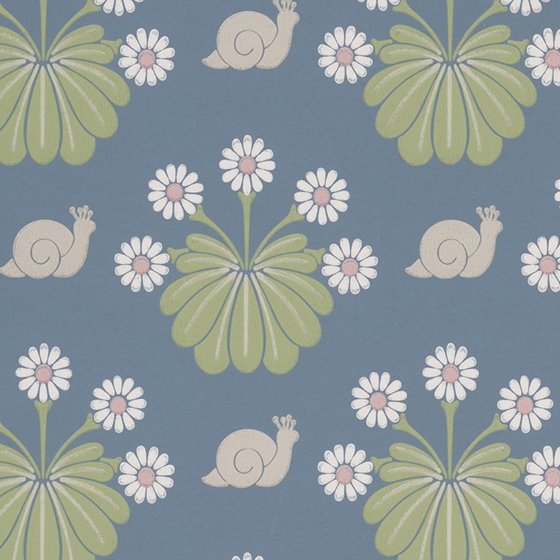 Carta da parati Burges Snail  Little Greene