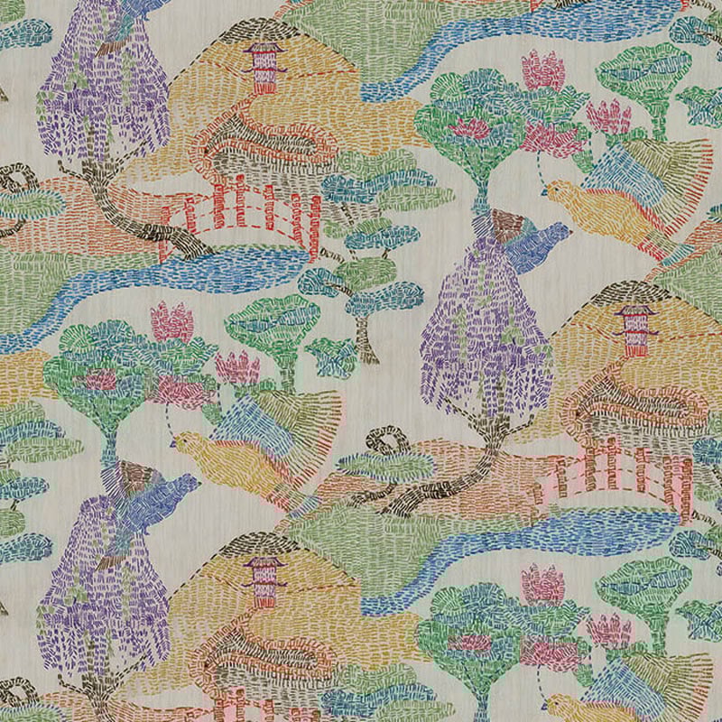 Carta da parati Pagoda Tres Tintas Barcelona