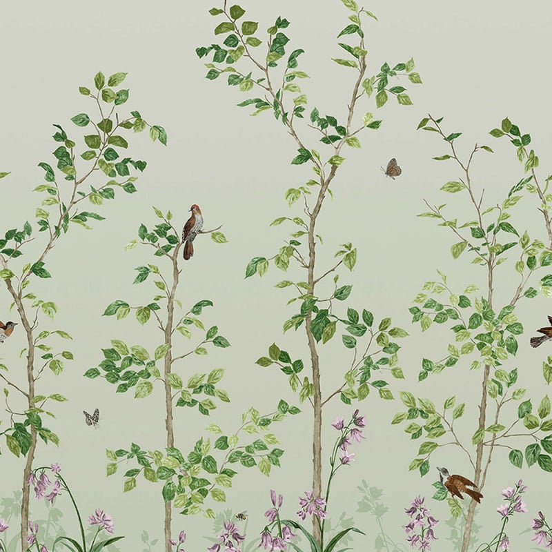 Carta da parati panoramica Bird & Bluebell  Little Greene