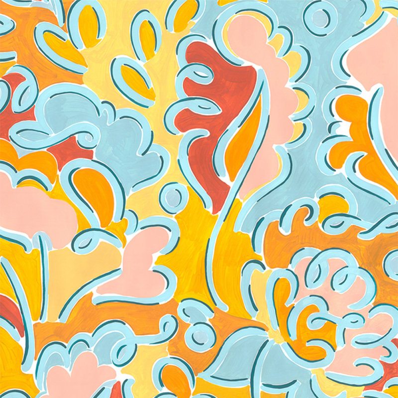 Carta da parati Paulinoe Claire de Quénetain