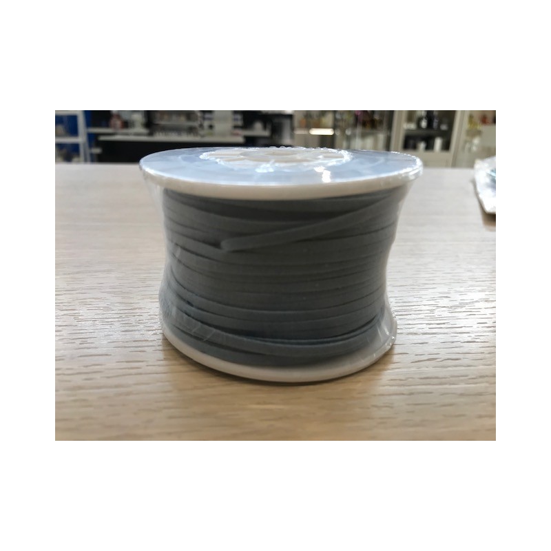 CORDINO IN ECOPELLE AZZURRO SPESSORE 3 MM LUNGHEZZA 50 METRI SCOTTON