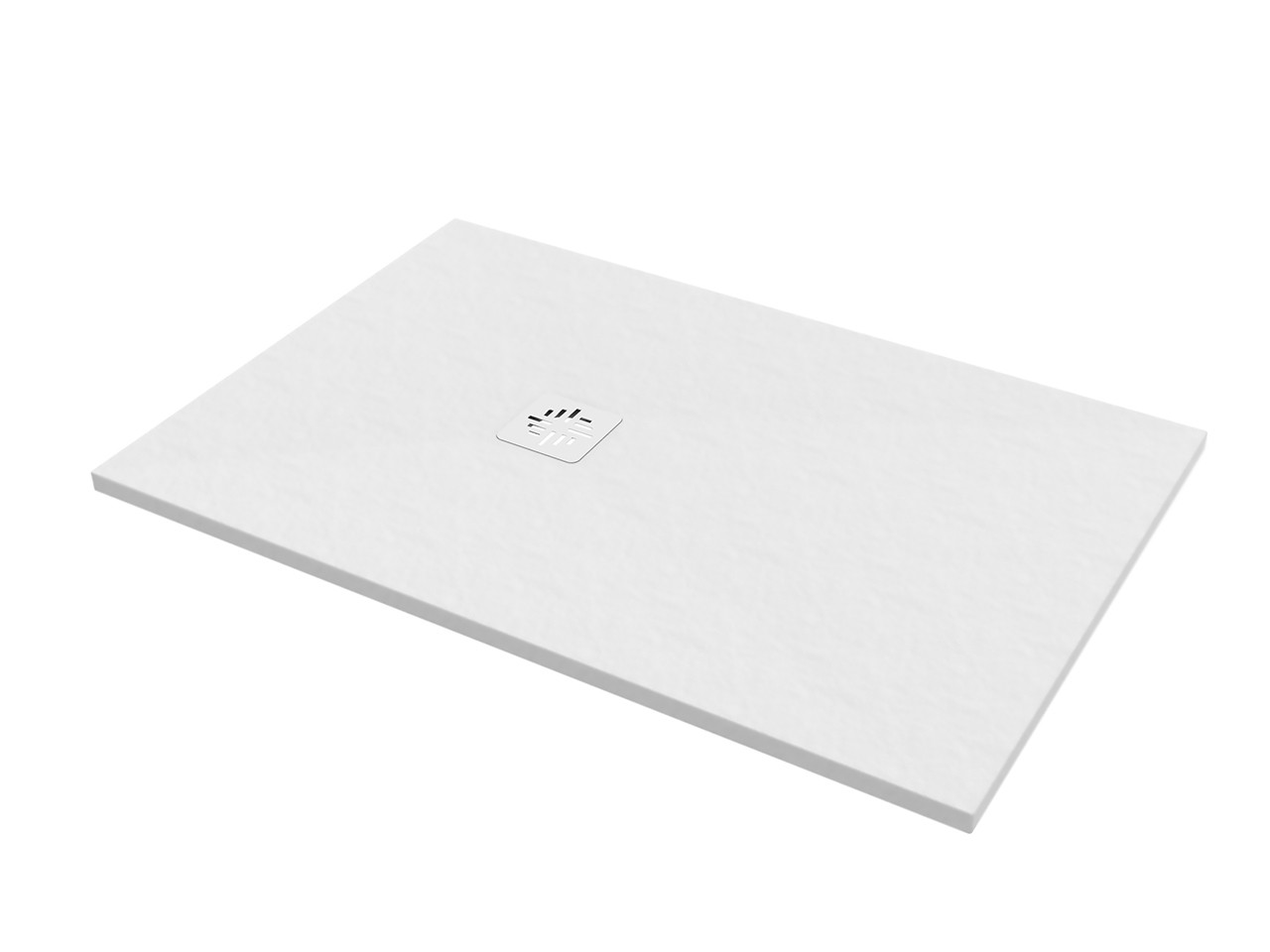 Piatto Doccia Rettangolare Crypto 70x100 H2,5 cm in Resina Bianco-64618