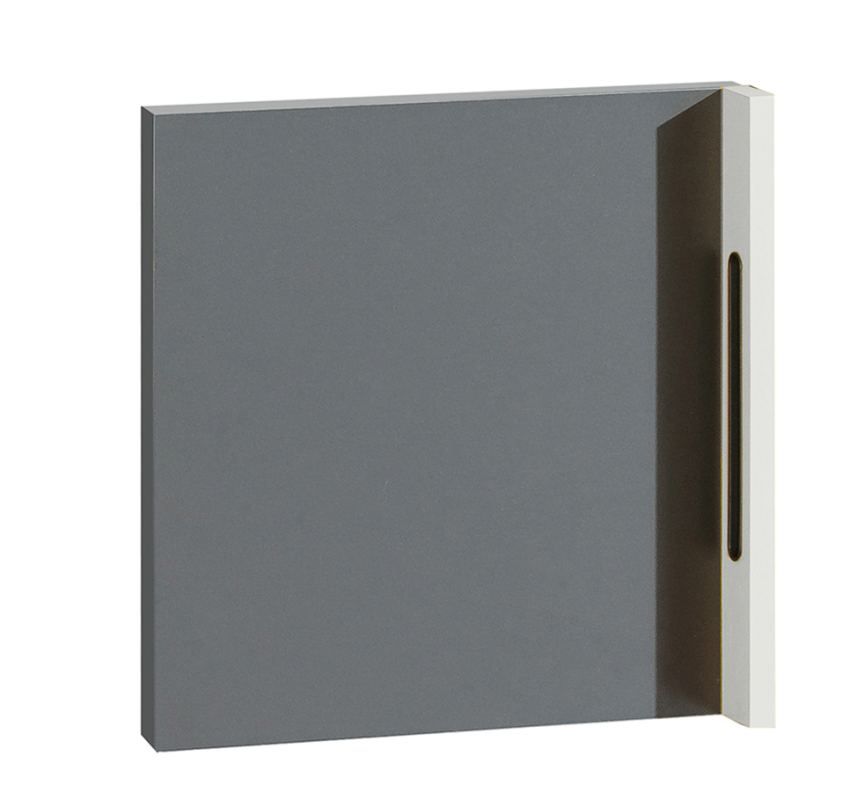 Porta Jakob, Colore: Antracite / Grigio - 37 x 37 x 6 cm (A x L x P)