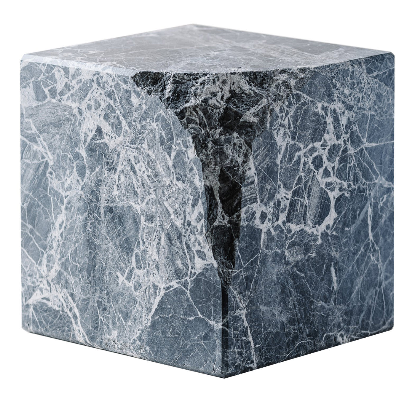 Colpo Da Maestro Scultura cubica scura di grandi dimensioni