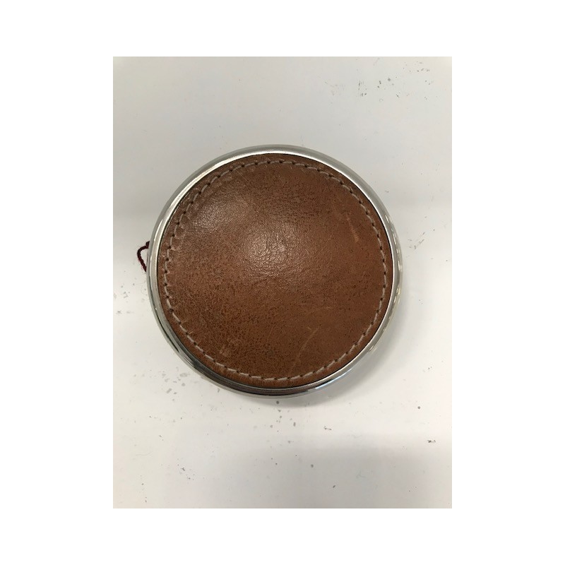 FERMACARTE C/OROLOGIO PELLE MARRONE *PRODOTTO ESPOSTO PRESENTA IMPERFEZIONI REN