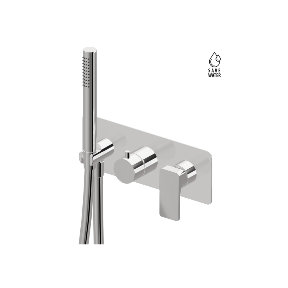 Rubinetteria doccia a due uscite B-Easy Newform