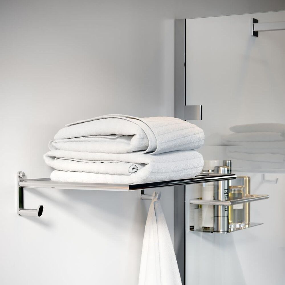 Mensola bagno con porta accappatoio Micra Cosmic