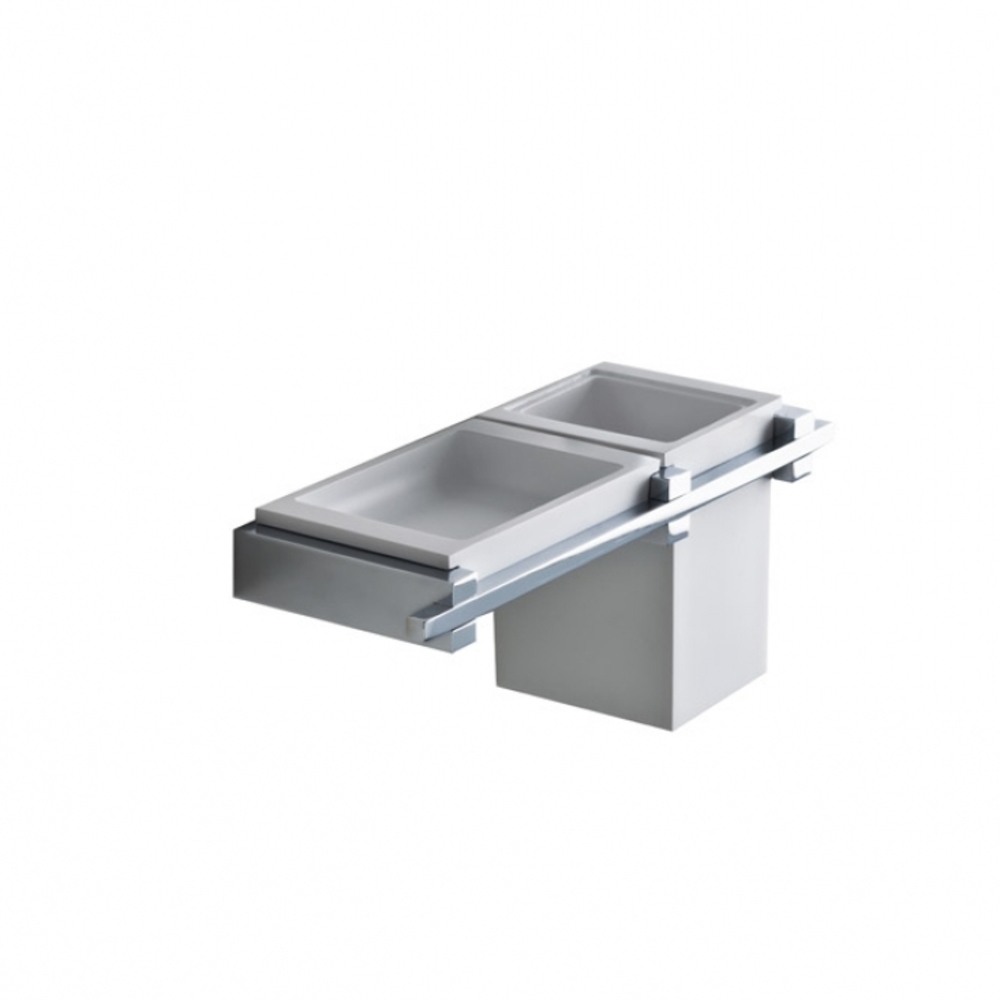 Bicchiere portaspazzolini e portasapone Driver Oml