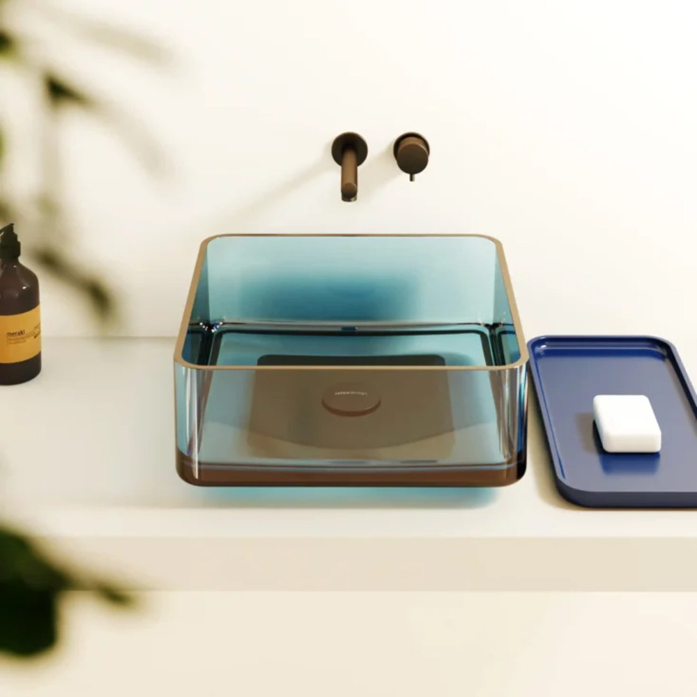 Lavabo da appoggio Boxy Square S by Relax Design