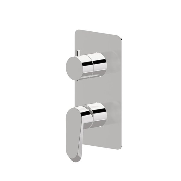 Miscelatore monocomando a parete a 2 uscite Nio Newform