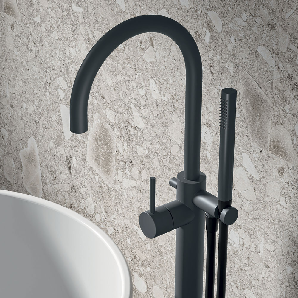 Miscelatore vasca con kit doccetta Roon by Geda