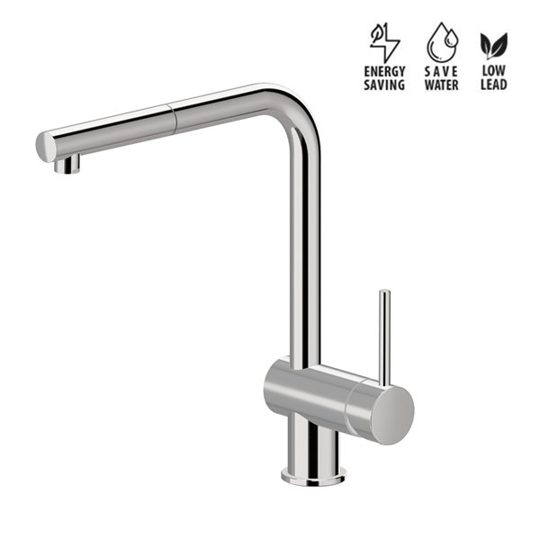 Miscelatore con bocca a "L" girevole XT Newform