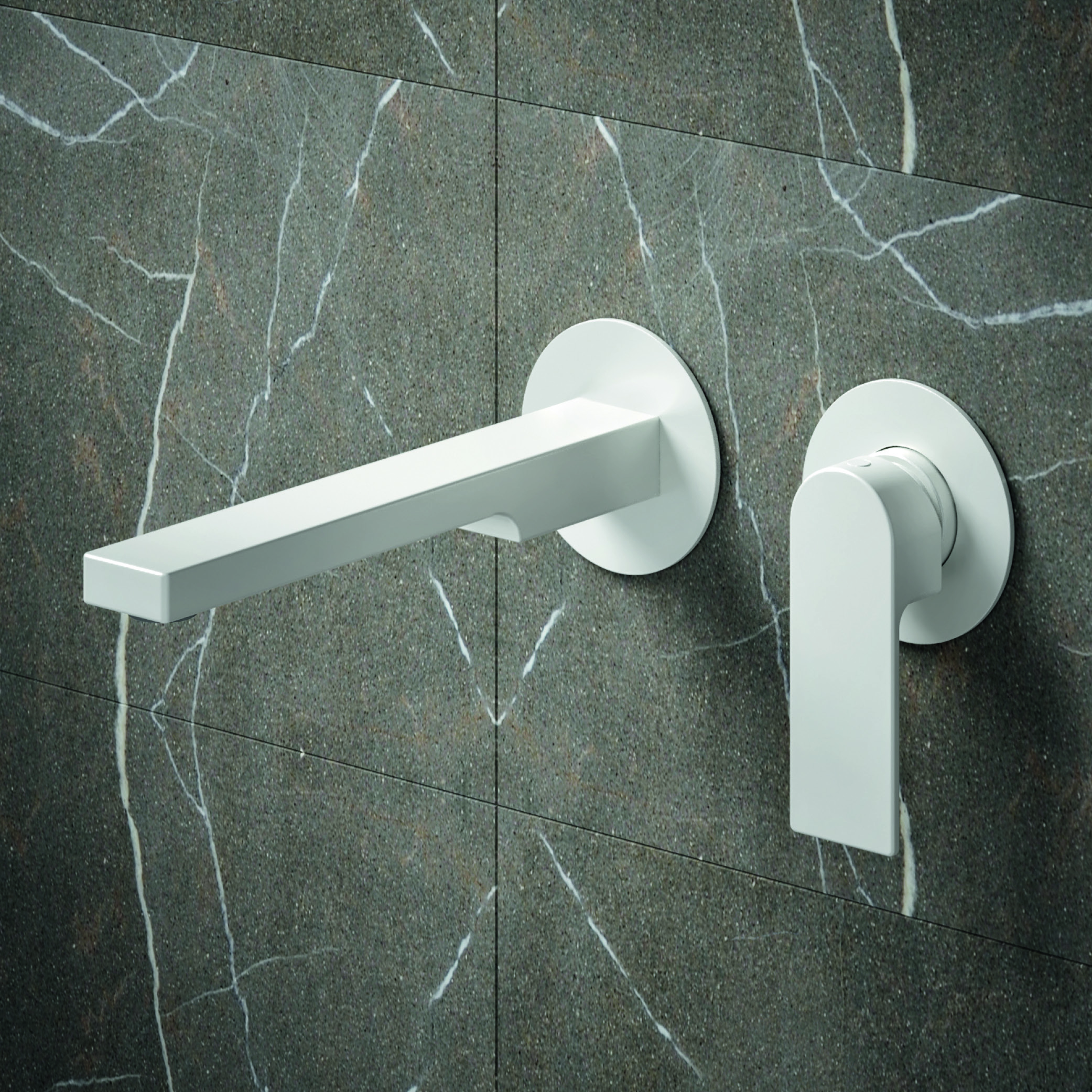 Miscelatore per lavabo ad incasso con canna lunga Teo by Geda