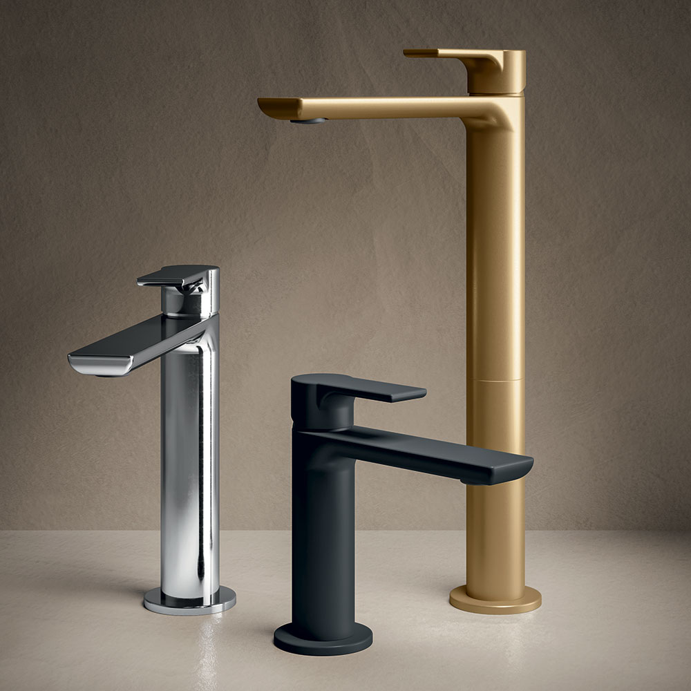 Miscelatore monocomando rialzato per lavabo Teo by Geda