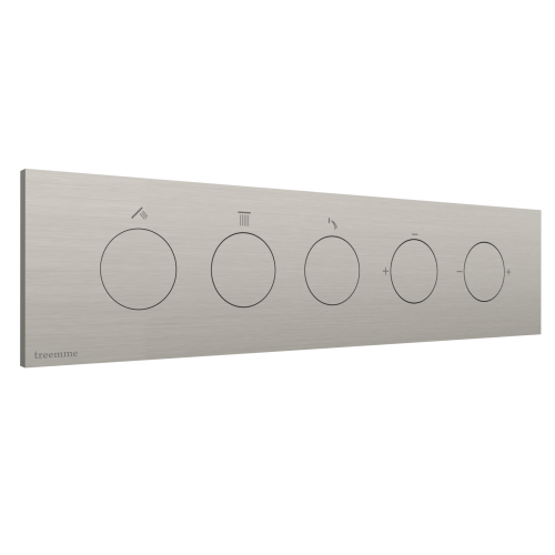 Miscelatore 3 uscite in PVD W-Touch Treemme