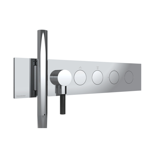 Miscelatore 2 uscite con doccetta magnetica W-Touch Treemme