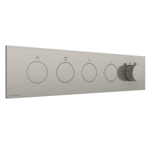 Miscelatore 3 uscite termostatico in PVD W-Touch Treemme