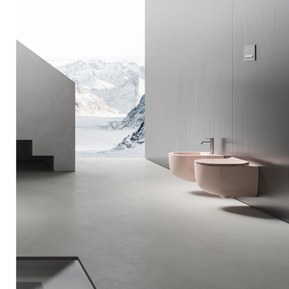 WC sospeso in ceramica colorata Futura Hatria