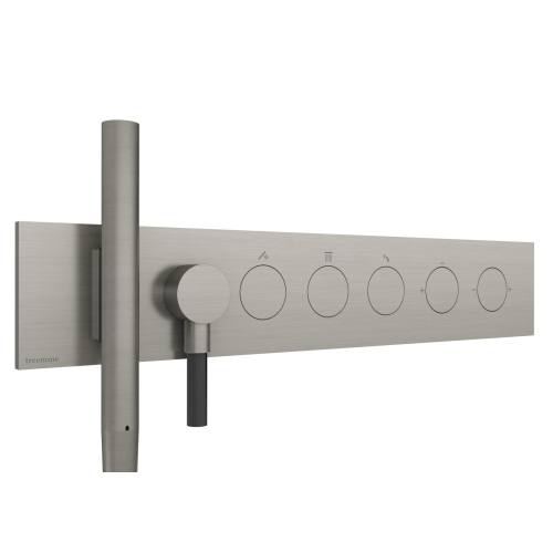 Miscelatore 3 uscite con doccetta magnetica in PVD W-Touch Treemme