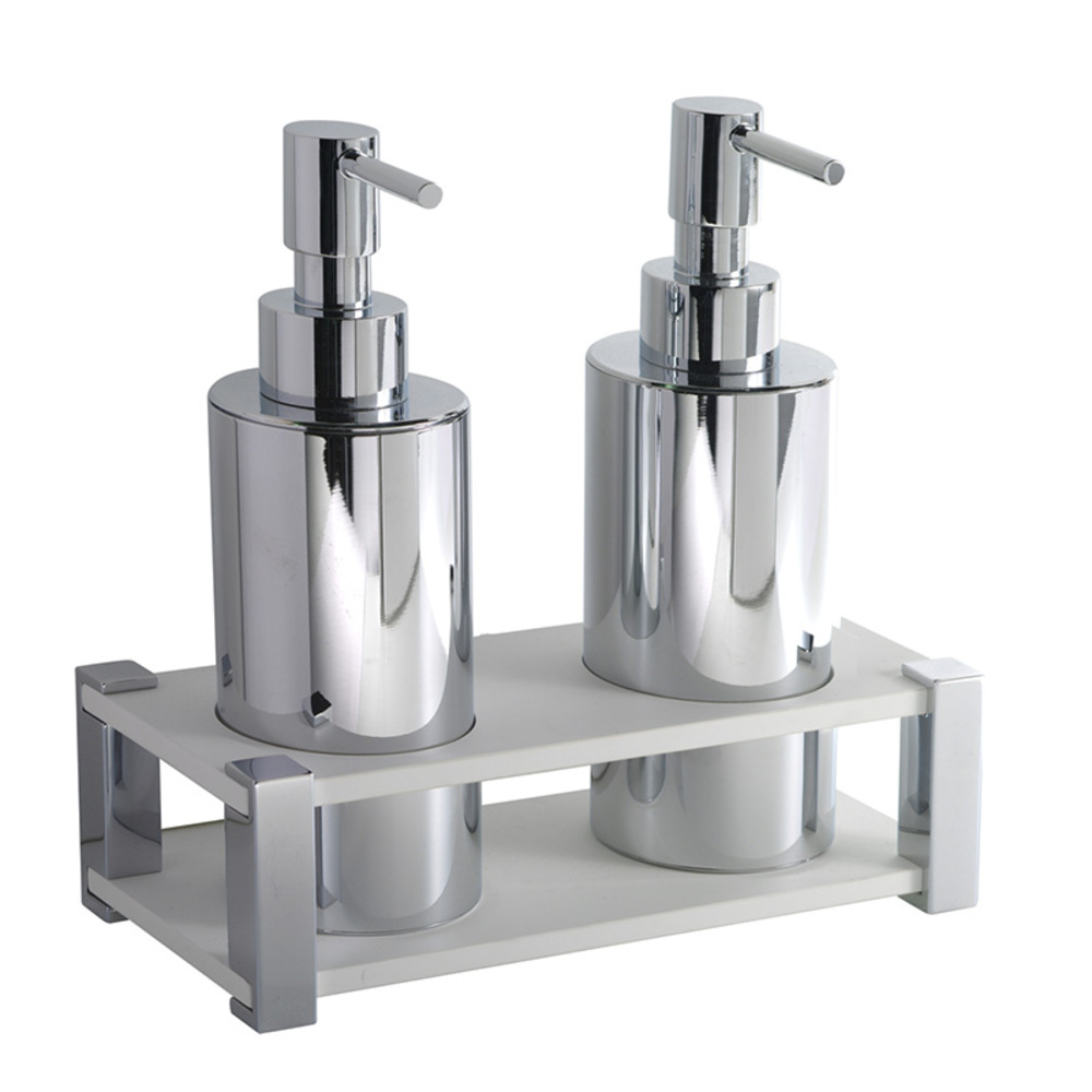 Dosatore doppio appoggio in metallo Linea G