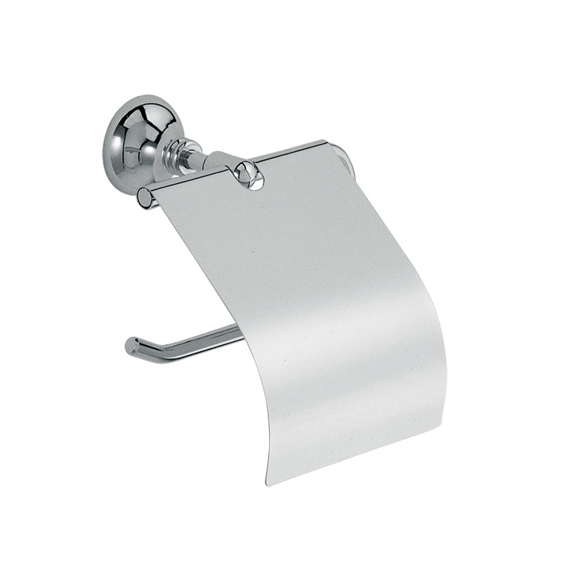 Porta carta con coperchio in cromo lucido collezione Export by Linea G