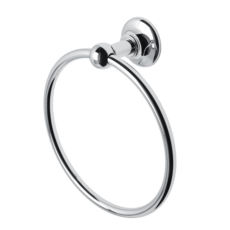 Anello porta salviette in finitura cromo lucido collezione Pesci by Linea G