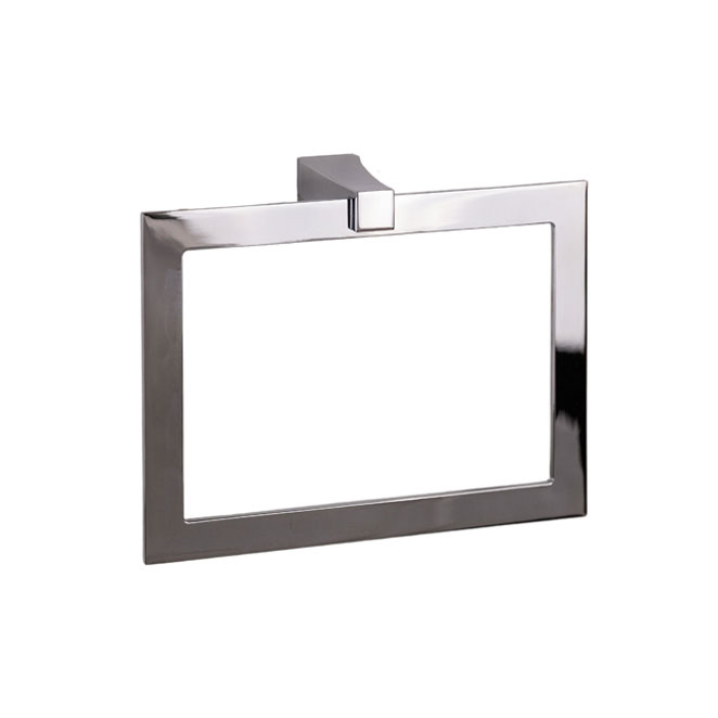 Anello porta salviette in finitura cromo lucido collezione Torre by Linea G