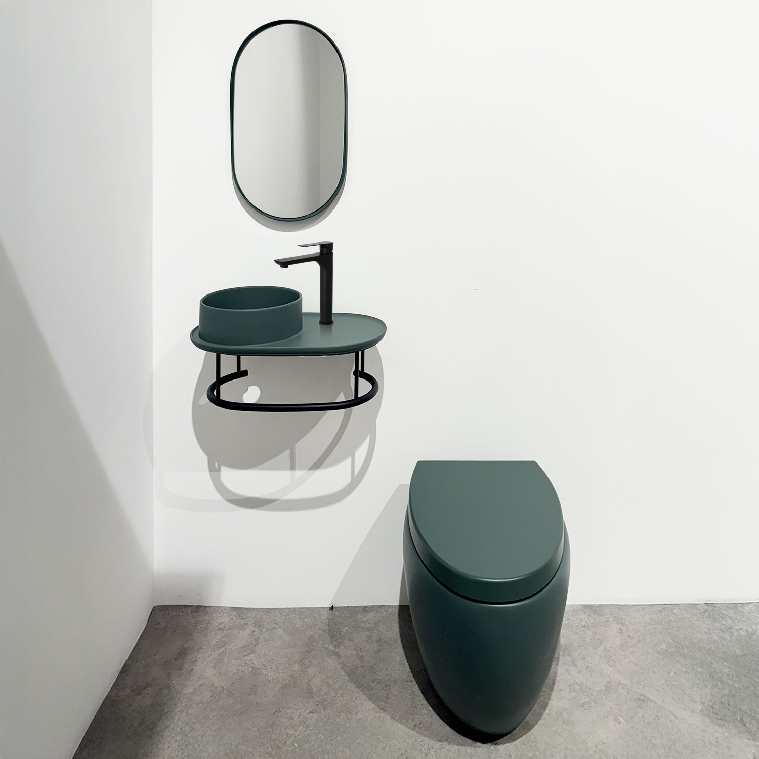 Lavamani Kombo Curvy e wc a terra AeT Italia