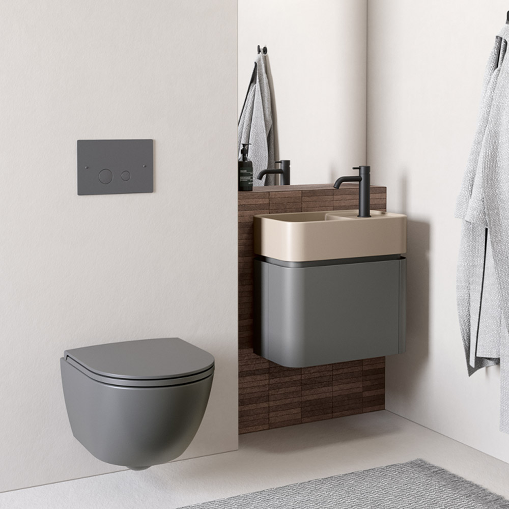Mobile bagno e wc sospeso Mini Living Nic Design