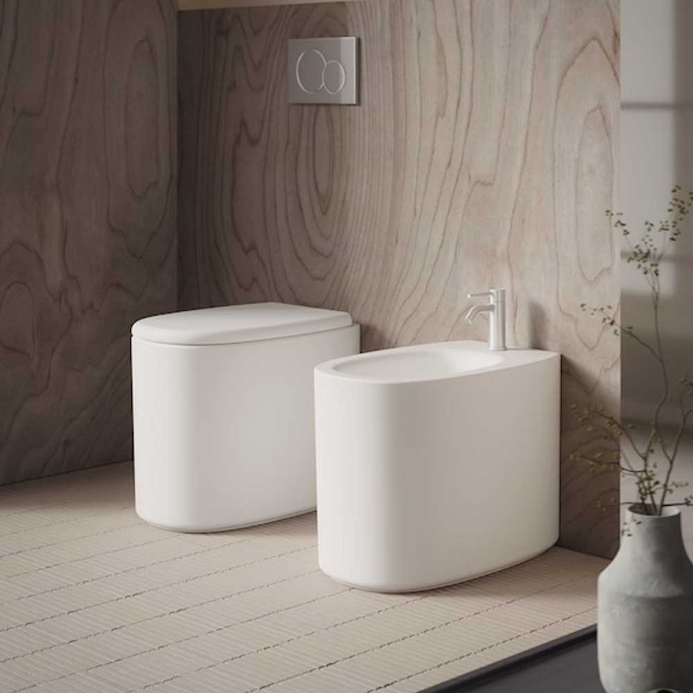 Wc a terra in ceramica Idilla Alice Ceramica